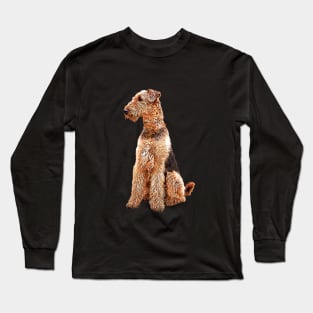 Airedale Terrier Cute Dog Long Sleeve T-Shirt